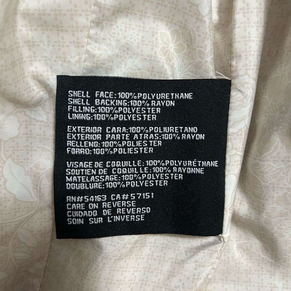 Guess Cream Leather Jacket - Picture 4 of 4